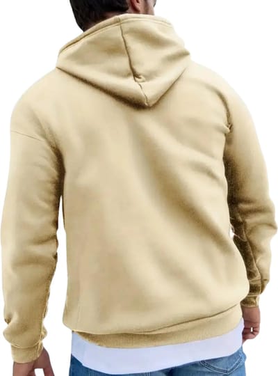 Bovista Kersttrui - Heren - Foute Kersttrui - Christmas Sweater - Kerst Sweater - Christmas Jumper - Hoodie - Abrikoos - L