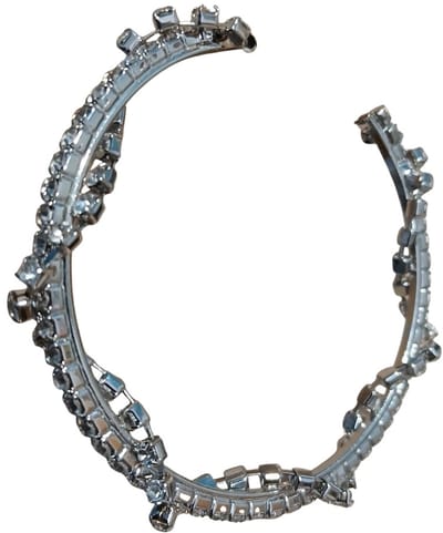 grote oorstekers - strass ring -