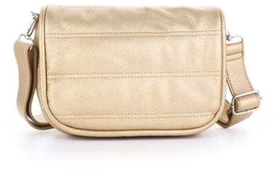 pu leren schoudertas dames – compacte crossbody tas – trendy handtas met klep – elegante party tas – cadeau idee – 20x16x7 cm - goud