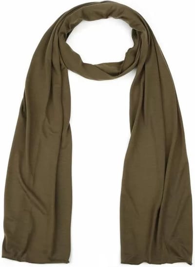 Bijoutheek Sjaal (Fashion) Dun FF (35 x 200cm) Donker Groen