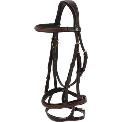 Houten hoofdstellen voor paard van leer Norton Oliva