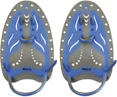 BECO handpeddels Flex - hydronamisch - maat M - blauw