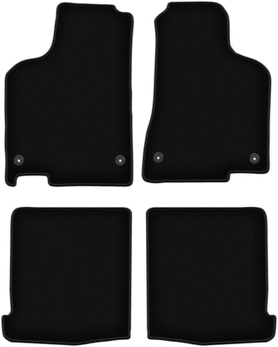 BASIC zwarte veloursmatten voor: Volkswagen Lupo 3L hatchback (1997-2005)