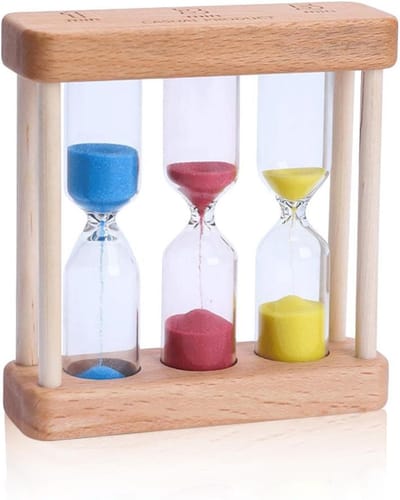 3-in-1 Zandloper voor Kinderen, Ideaal als Verjaardagscadeau, Keuken Timer en Tijdbeheer, Sensory Speelgoed