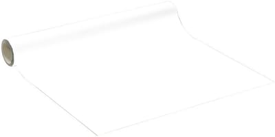 Decoratieve zelfklevende vinylsticker op rol per meter - Wasbare, waterdichte sticker voor keukenmuren en meubels - 60 cm x 10 m - Wit