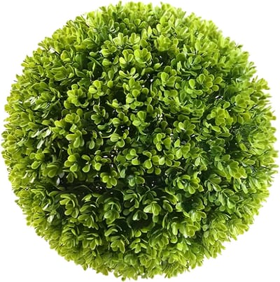 Kunstmatige plant - Voor tuin, balkon, bruiloft en huisdecoratie - Decoratieve faux buxus topiary bal - Kunststof - 4pcs 30cm