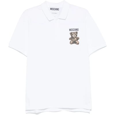 Polo shirt met teddybeerlogo