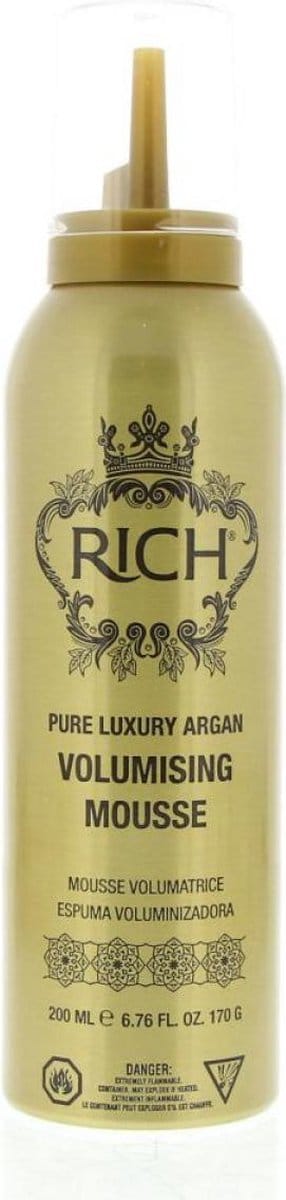 Rich Pure Luxury Argan Volumising Mousse.