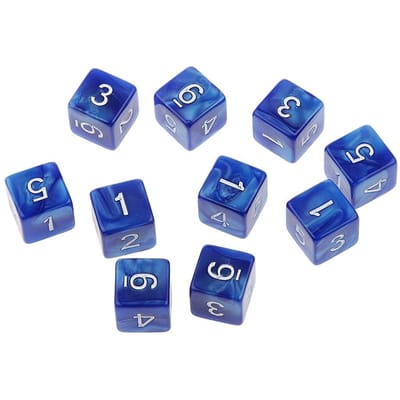 30 DÉS D6 à 6 Faces Polyédriques Numériques pour Jeux de Rôle Haute Qualité Construction Durable Design Élégant Fonction Pratique Utilisation Quotidienne Pratique