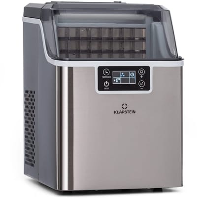 Mini IJsblokjesmachine voor Thuis en Camping - Professionele IJsblokjesmaker - Zelfreinigend - 20 kg per Dag - Compact en Snel
