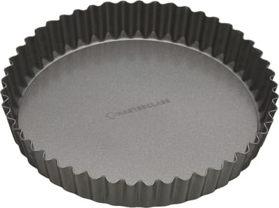 Masterclass Taartvorm / Quichevorm Met Losse Bodem - Geribbelde Randen En Antiaanbaklaag 23 cm (9 ")