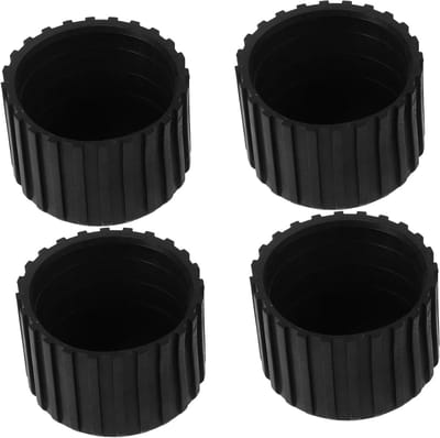 Fitness Apparatuur Pads - Vloerbeschermers Meubels - Apparatuur Stabiliseren - Schokabsorberend Ontwerp - 4 Stuks - Zwart