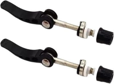 Fiets Zadelpen Clip - Snelle Release Zadelkraag - Fiets Zadel Verstellen - Aluminium Legering - Standaard Maat - Zwart