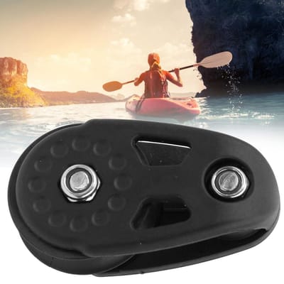 Kunststof Enkele Katrol Blok Schijf Accessoires voor Kajak Kano Marine Anker Trolley