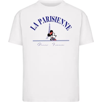 Dames-T-shirt Merchcode Minnie La Parisienne