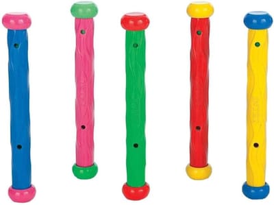 Speelstokken voor onder water voor kinderen - verkrijgbaar in verschillende kleuren - veilig en duurzaam - geschikt voor zwembaden en open water - ideaal voor zomeractiviteiten - draagbaar - geschikt voor wateractiviteiten binnen en buiten
