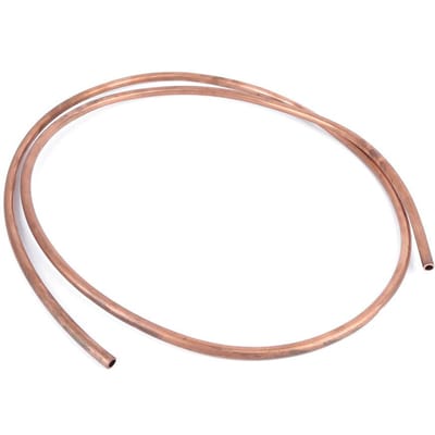 2m C1100 T2 Koperen Buis Pijp Zachte Spoel Buis voor Airconditioner Koelkast Buiten Diameter 10mm Binnen Diameter 8mm beige
