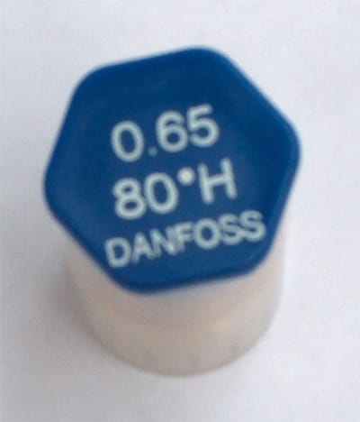 DAIKIN Olie-düse Danfoss 0,65-80 Graad h voor ROTEX A1 BO tot BJ 2018, 5004915