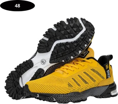 Bovista Tennisschoenen - Heren - Dames - Tenniskleding - Indoor - Outdoor - Geel - Maat 48