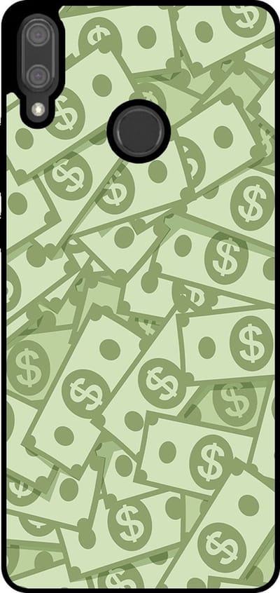Smartphonica Telefoonhoesje Geschikt voor Huawei Y9 (2019) met Geld Opdruk - TPU Backcover Case With Money Design geschikt voor Huawei Y9 (2019)