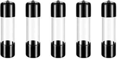 Dailygoods- Opbergbuizen 5 Stuks - Doorzichtige Plastic Buizen - Met Deksel - 10,7 x 3,5 cm - Cilinderbuis voor Opslag - Voor Wierookstokjes/Kralen - Opslagbuis