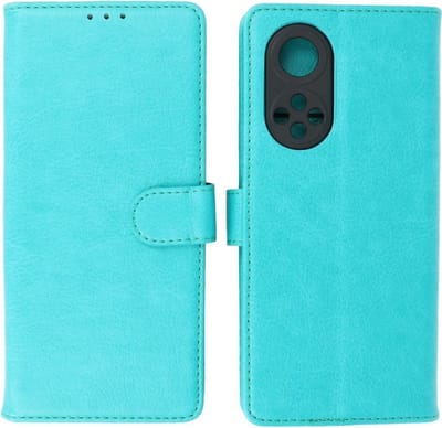 Honor 50 Pro Hoesje - Book Case Telefoonhoesje - Kaarthouder Portemonnee Hoesje - Wallet Case - Groen
