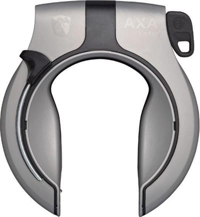 AXA Victory ringslot zilver/matzwart