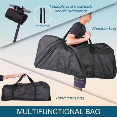 Sac de transport portable en tissu Oxford pour scooter électrique Xiaomi Mijia M365, sac de transport pour scooter, sac à main 110 x 45 x 50 cm noir