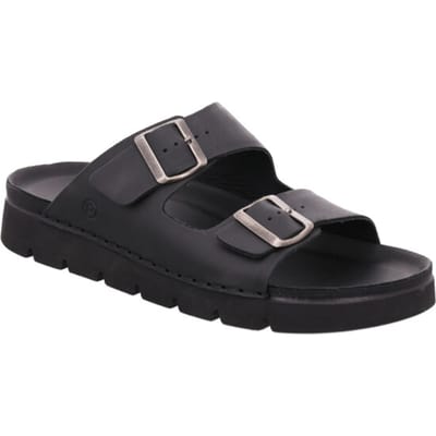 Rohde 6703 90 Slippers Zwart Leer Heren - Zwart - 41