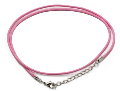 Packs Waxed Pendant Cords - 2mm x 55cm - Assorted - Pink 102