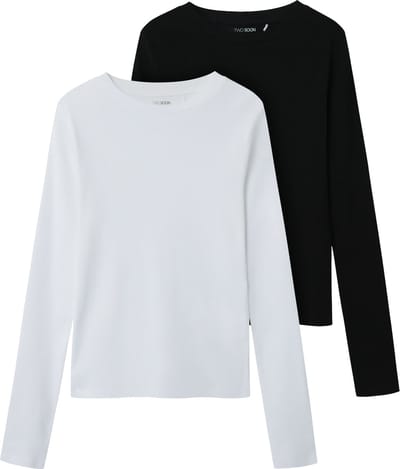 NAME IT - TKFRIX 2P LS SHORT TOP NOOS - Meisjes - Blouses