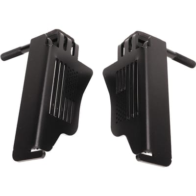 1 Paar Treeplanken Links Rechts Deurscharnier Voordeur Metalen Rustpedalen Vervanging Voor Wrangler JK 2-Deurs JKU 4-Deurs 2007 tot 2018 black