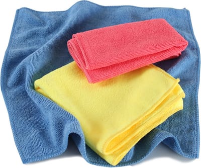 tectake® 30 Hoogwaardige Microvezeldoeken - Polijstdoeken en Reinigingsdoeken voor Diverse Toepassingen - 35x35 cm