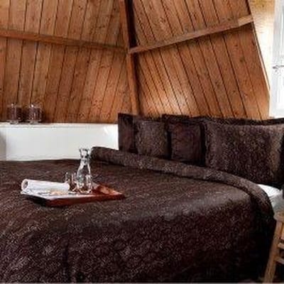 HNL Refined Cody Dekbedovertrek - Eenpersoons - 140x200/220 cm - Bruin
