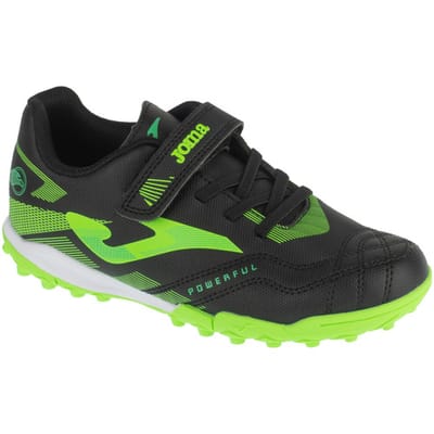 Joma Powerful Jr 26 POJS TFV, voor een jongen, Zwart, Voetbalschoenen, maat: 28