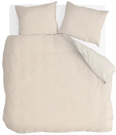 Byrklund Dekbedovertrek Soft & Fluffy - 200x220 - 100% Polyester - Off White