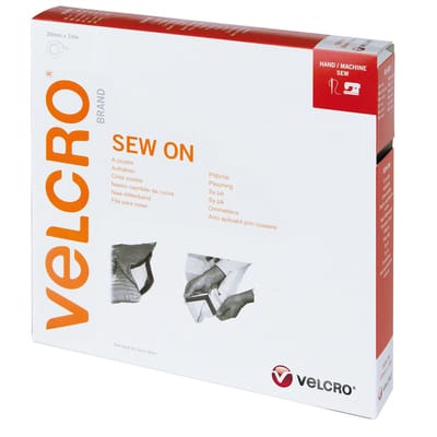 VELCRO® Velcro VEL-EC60271, Schwarz, 20 mm, 10 m, 1 Stück(e), Box Klittenband (l x b x h) 10 m x 20 mm x 80 mm Zwart 1 stuk(s)