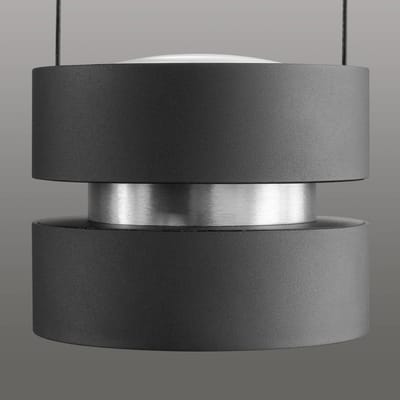 Brilliant LED hanglamp Glow-Sphere, lengte 112 cm, zwart, metaal