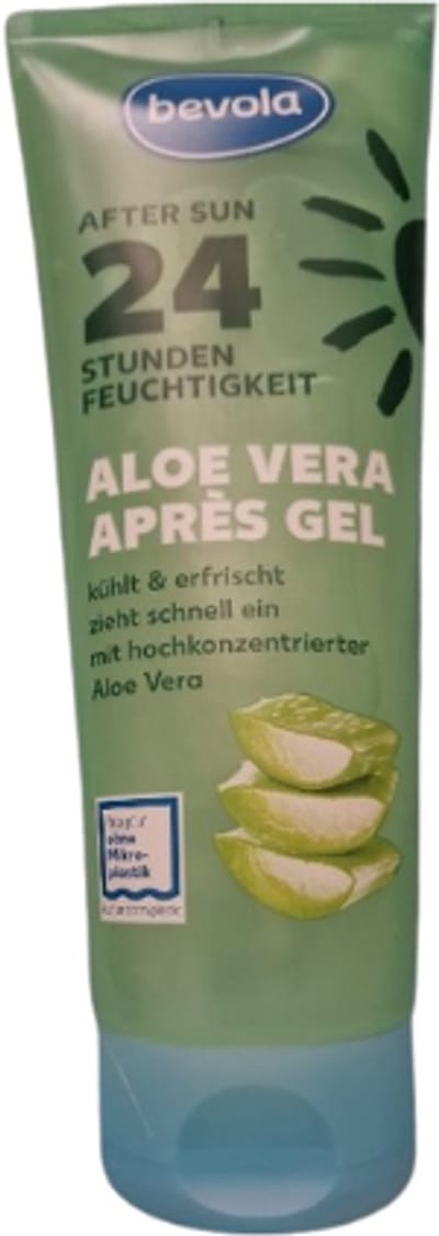 Bevola After Sun Gel - Aloe Vera | 1x 250ml - Aloe Vera Aprés Gel | 24h Vochtigheid - Verkoelend en Verfrissend