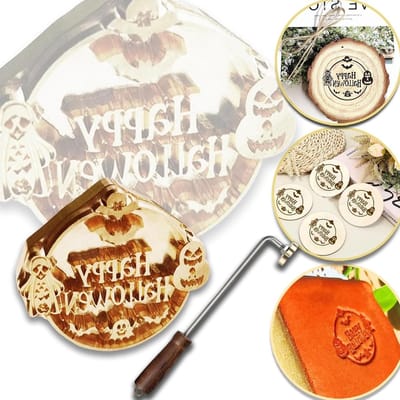 Branding Izer Halloween - Warmtestempel Hout - Decoratie Maken - Gepersonaliseerd Ontwerp - 30.48 cm - Koper