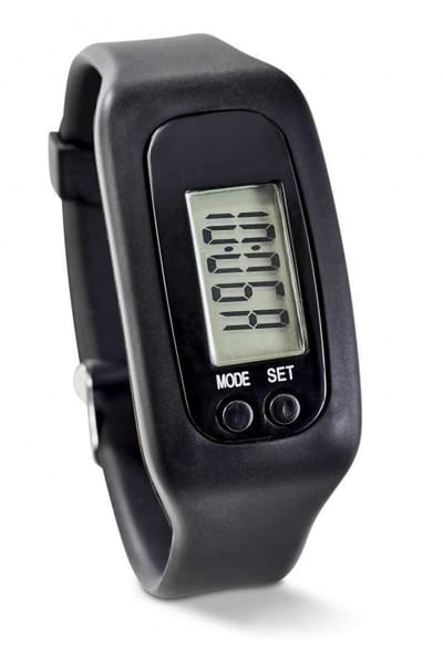Stappenteller • Horloge • Digitaal • Digitale • LCD • Calorie • Loopafstand • Teller • Pedometer • Compact • Comfortabel • Zwart • Wit • lichtblauw • Oranje • Licht Roze • Donkerblauw • Rood • Paars • Geel • Lichtgroen • Turqouise • Cyaan