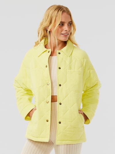 Rip Curl Premium Surf Quilted Jas geel