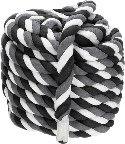 Katoenen Touw - Gedrild Touw - Ambachten en Decoratie - Drie-strengs Twist - 1 Inch x 50 Voet