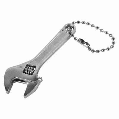 Dailygoods- Steeksleutel Verstelbaar - Mini Steeksleutel - Stalen Sleutel - Handgereedschap - Compact - Geschikt voor Smalle Ruimtes - Verstelbare Sleutel