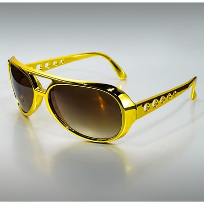 Unisex Piloten Zonnebril met Dubbele Brug - Groot Montuur Mode Accessoire voor Mannen en Dames Mode Brillen yellow