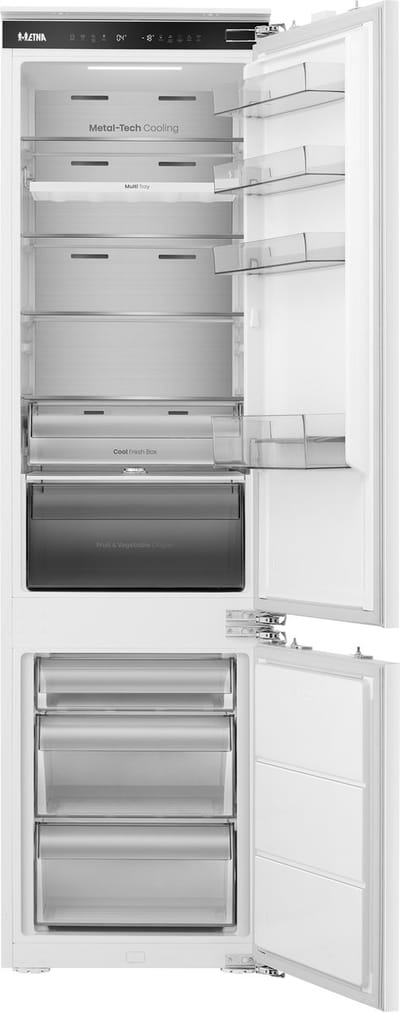 ETNA KCD8194ENF - Koel-vriescombinatie - Energielabel E - 35 dB (A) - Metal Tech Cooling - No Frost - Multi-Air Flow - CoolFresh - SmartZone - Super Cool - Fast Freeze - Inverter Compressor - ConnectLife - 284 Liter