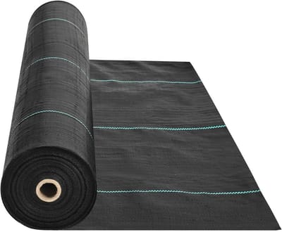 Worteldoek - Anti-worteldoek - Onkruid Vrij Houden - Waterdoorlatend - 1.83 x 106m - Zwart