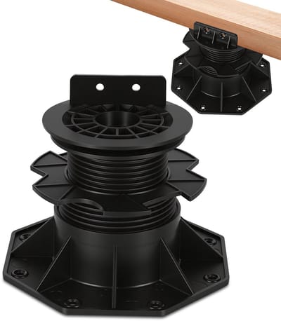 Verstelbare Stelvoeten 75-145mm Matte Afwerking Hellingscorrectie 0-5% Composiet Draagvermogen 560-660kg 10stuks