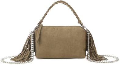Giuliano kunstlederen suede handtas Lunelle - Dames - Groen