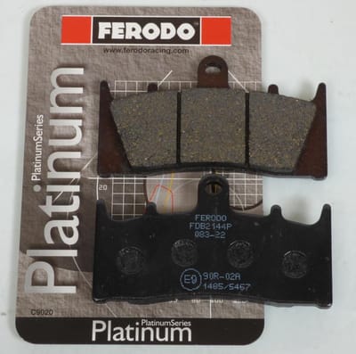 Plaquette de frein Ferodo pour Moto Kawasaki 600 Ninja 1998 à 1999 ZX600GGA / AV Neuf